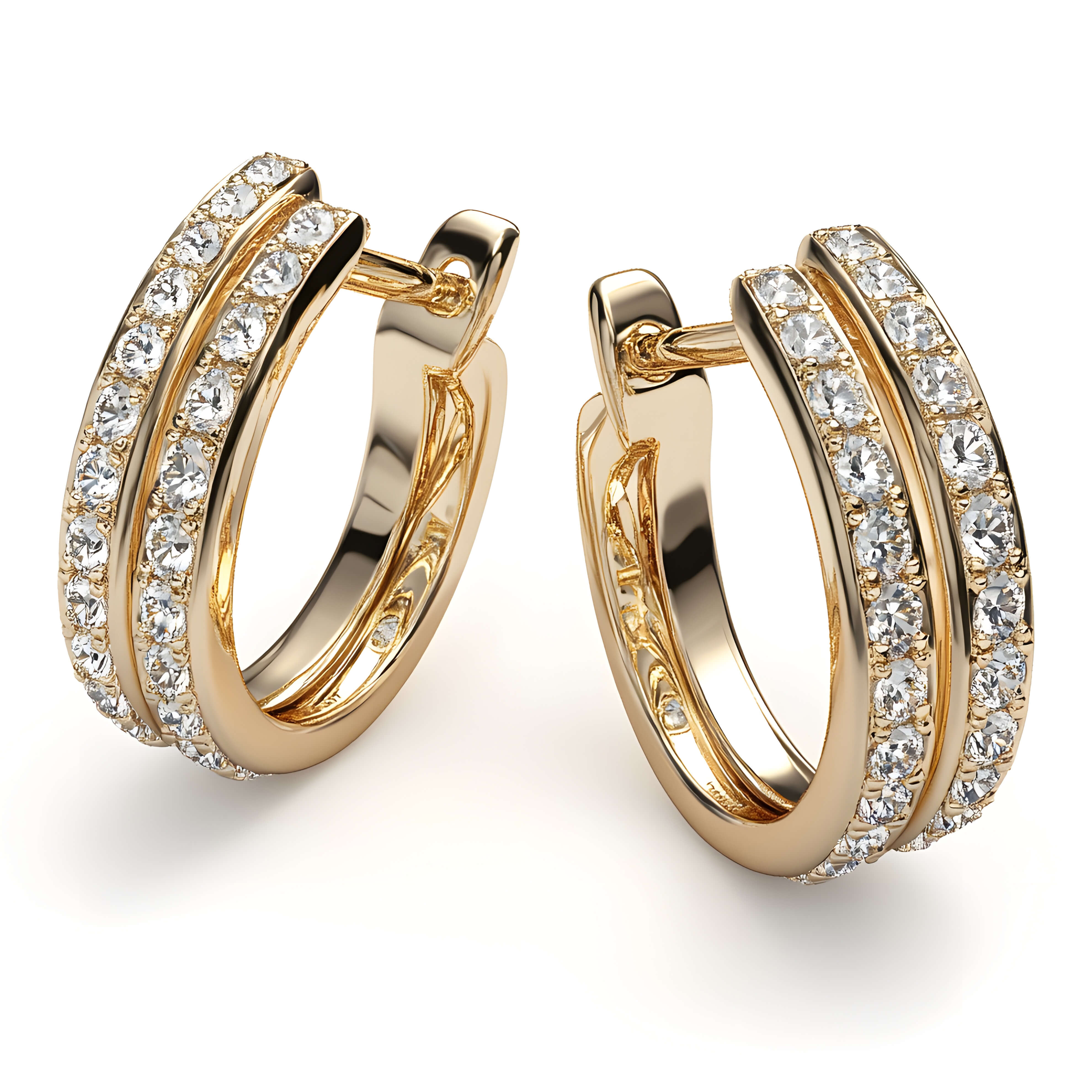 Gelbgoldene Ohrringe bei Dorotheum Schmuck Pfand