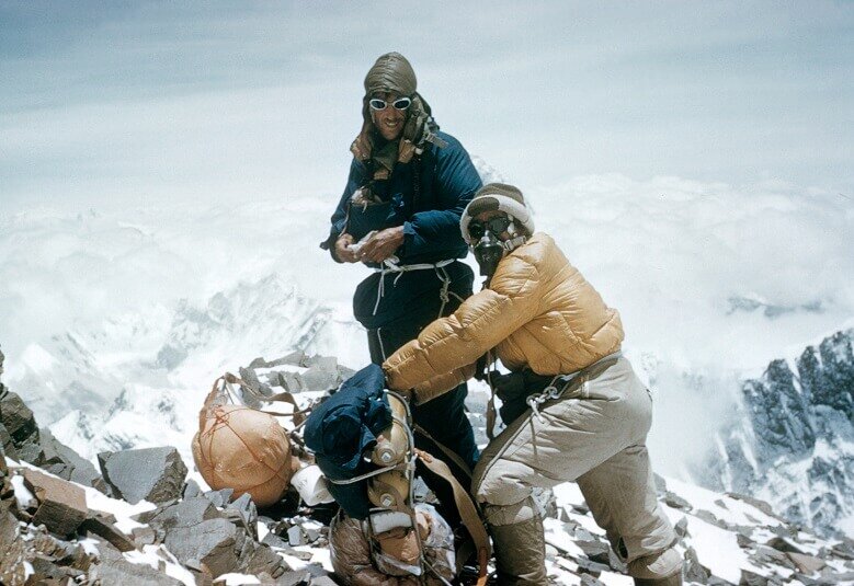 Erste Bergsteiger am Mount Everest: Edmund Hillary und Tenzing Norgay