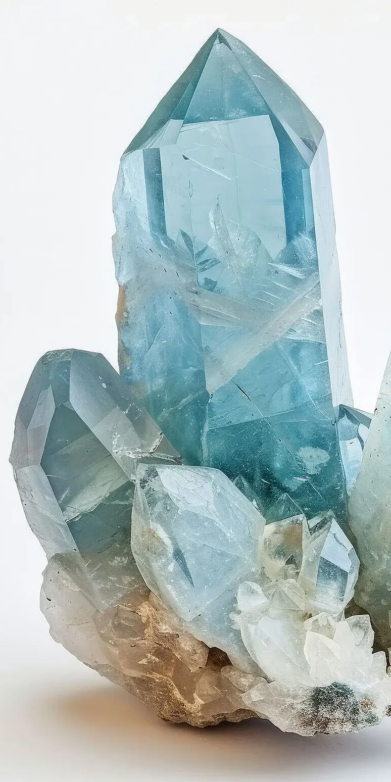 Aquamarin Rohkristall