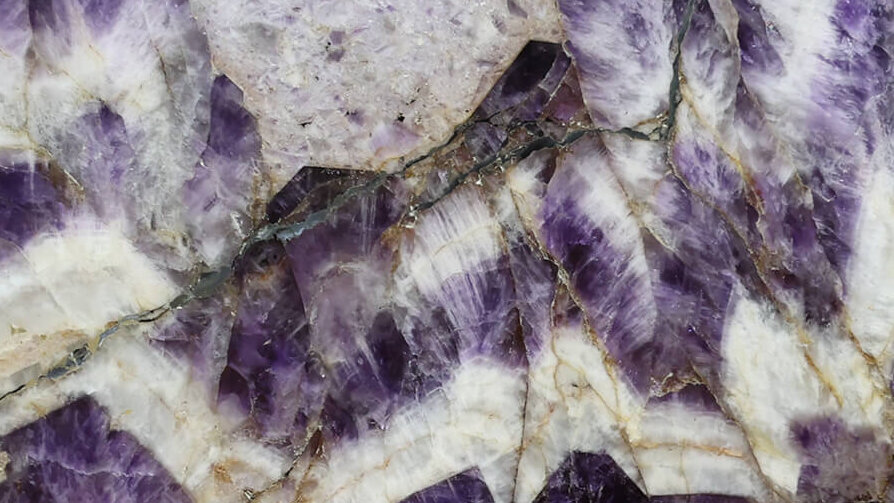 Amethyst Österreich Weinviertel polierte Platte