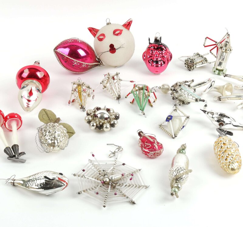 Christbaumschmuck, teils Gablonz