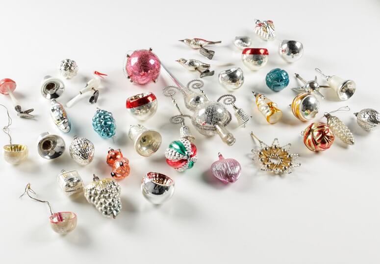 Vintage Konvolut Christbaumschmuck Eggeling 