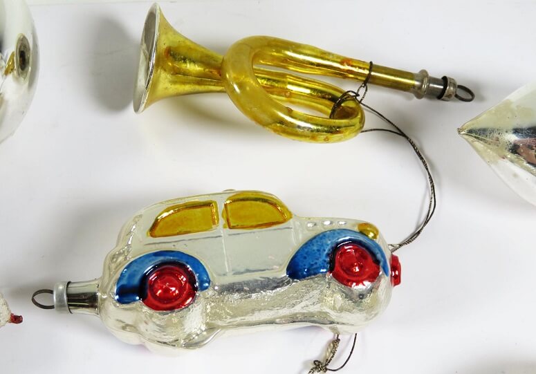 Vintage Christbaumschmuck Konvolut