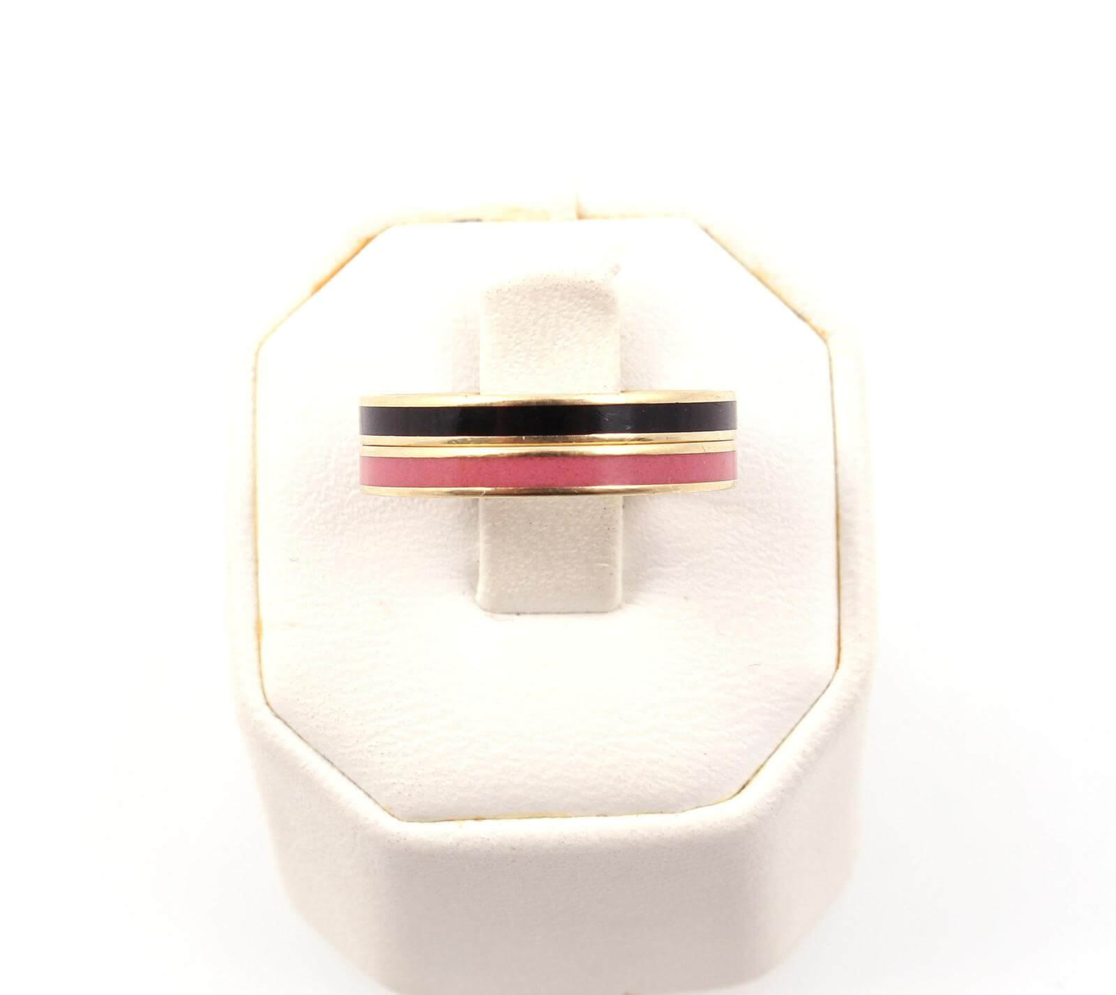 Eheringe umarbeiten mit zweifarbiger Emaileinlage