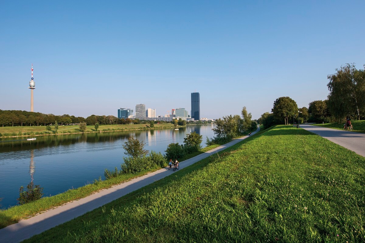 Fahrradrouten zur Donauinsel Wien