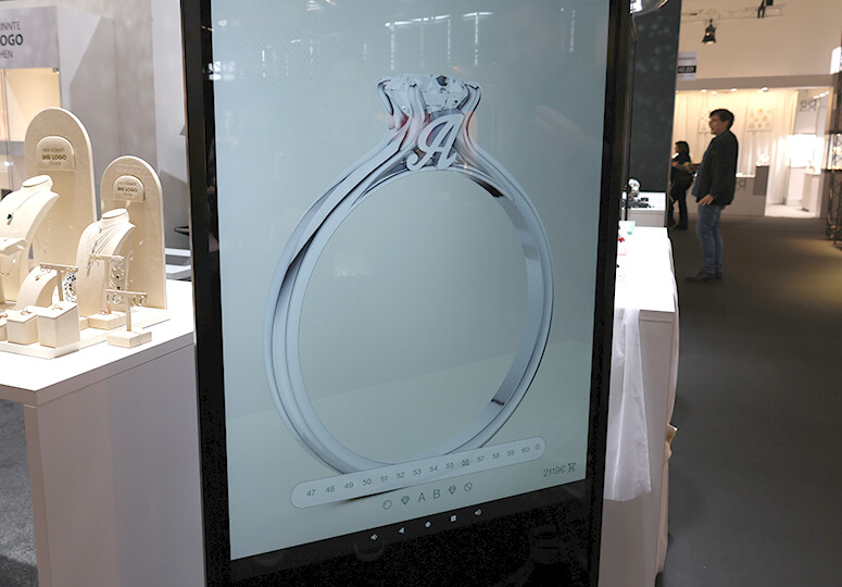 persönlich designter Brillant Solitär