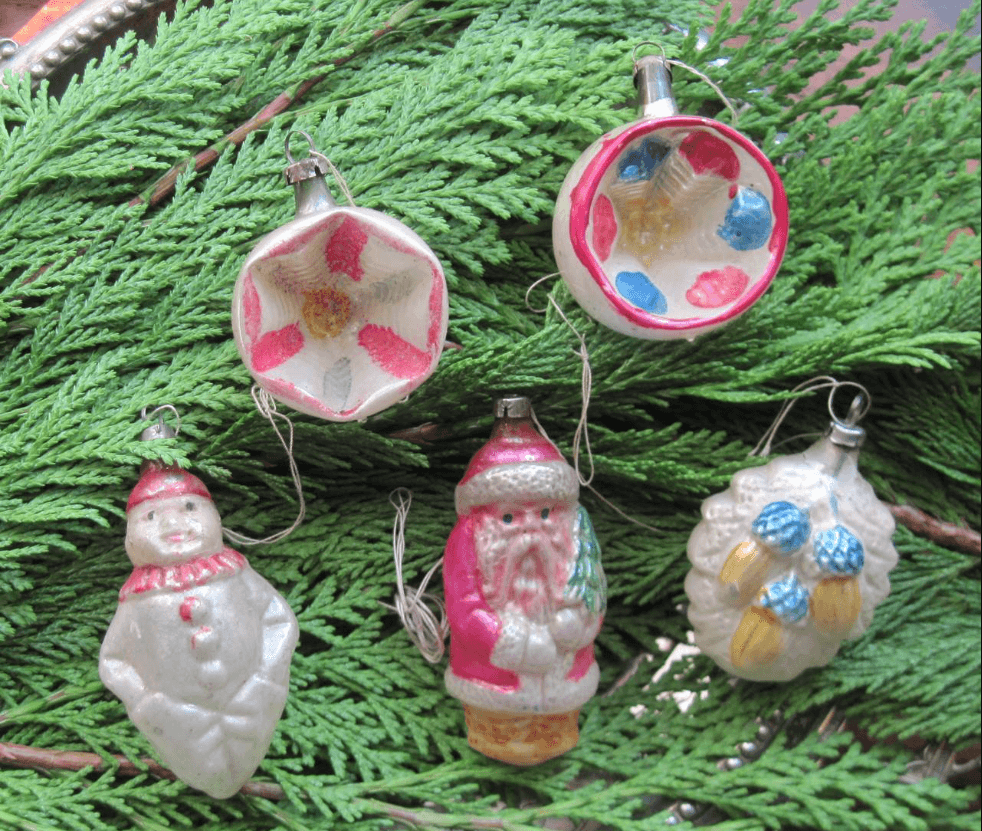 Vintage Christbaumschmuck der Firma Eggeling