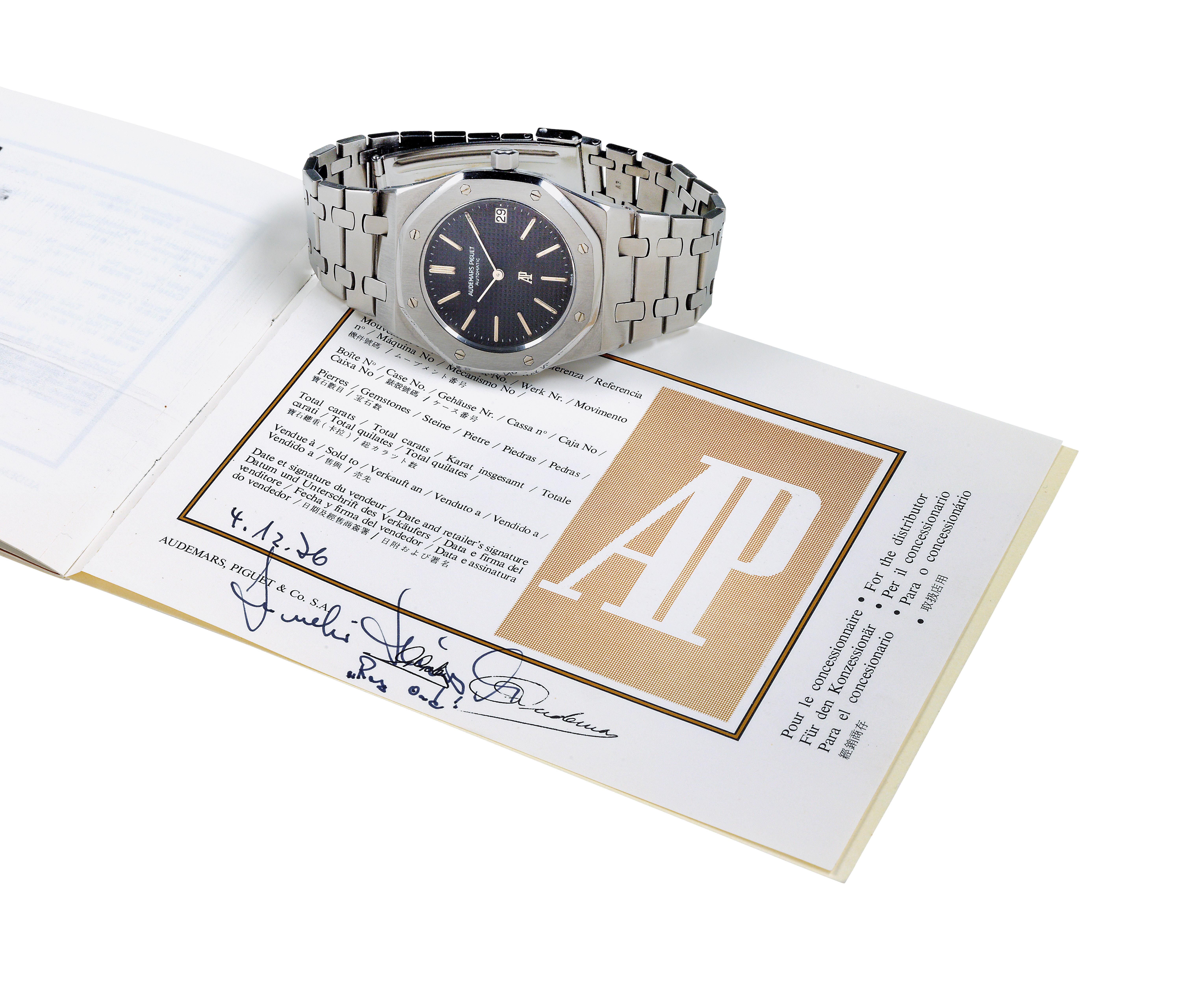 Audemars Piguet, Royal Oak - Designer Gerald Genta
