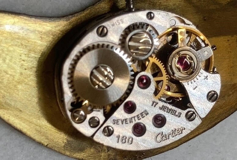 Uhrwerk einer Cartier Crash