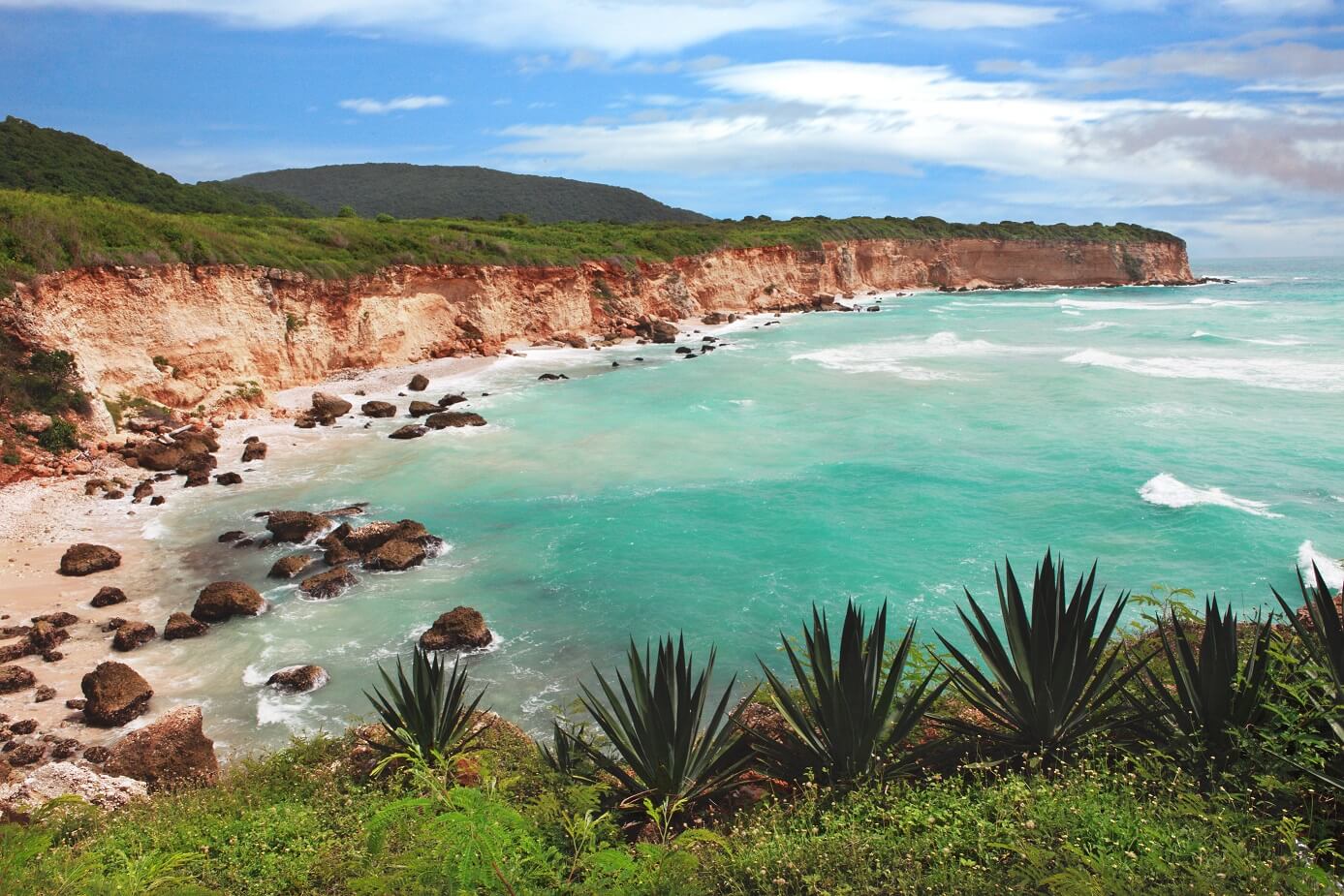 Der Fundort des Larimar Stein befindet sich in der Dominikanischen Republik.