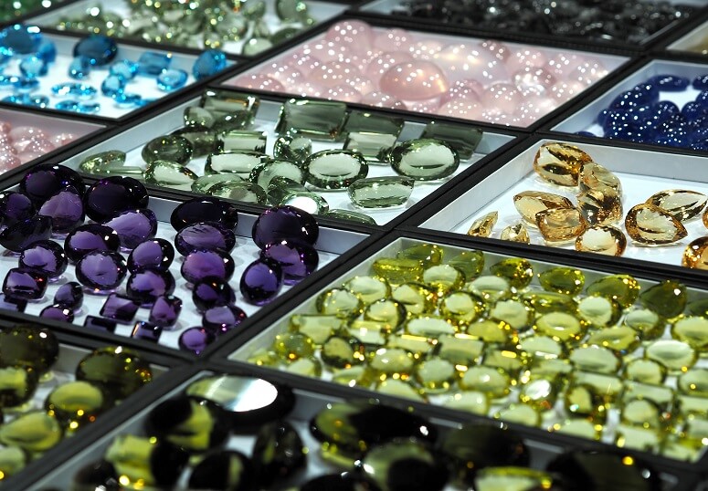 Schmucksteine auf der Inhorgenta