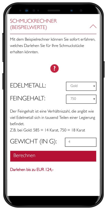 Goldrechner Dorotheum