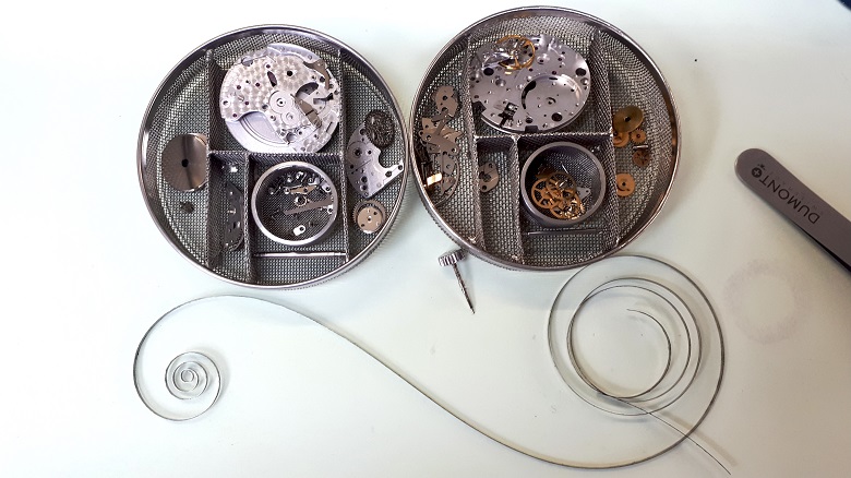 Einzelteile für Ultraschall vorbereitet